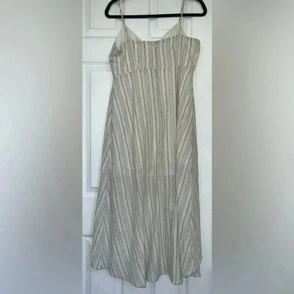 Bisouxx striped high - Low sleeveless wrap dress Sz Large - Picture 9 of 16